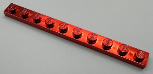 4477 Chrome RED Plate 1 x 10 Custom chromed by Bubul