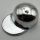 4485 Chrome Silver Minifig, Headgear Cap - Short Curved Bill   4485b or 4485 or 86035 chromed by Bubul