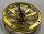 4489 Chrome Gold Wheel Wagon Large 33mm D., Undetermined Hole Type  Custom chromed by Bubul