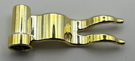 4495 Chrome Gold Flag 4 x 1 Wave -type -a- or  -b- Custom Chromed by Bubul