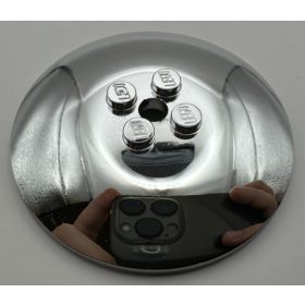   Chrome Silver Dish 6 x 6 Inverted (Radar)   Part:45729 or 44375b   Custom chromed by Bubul