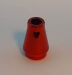   4589 Chrome RED Chrome Cone 1 x 1 without Top Groove   Part: 4589 or 4589b or 59900   Custom Cromed by BUBUL