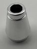 4589, 4589b, 59900 | Chrome Silver Cone 1 x 1 without Top Groove | Custom Cromed by BUBUL