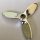 4617 Chrome Silver Propeller 3 Blade 5.5 Diameter Custom chromed by Bubul