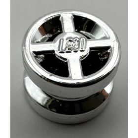   4624 | Chrome Silver Wheel 8mm D. x 6mm | Custom Chromed By BUBUL