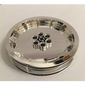   46334 Chrome Silver Wheel 75mm D. x 15.8mm Motorcycle  Custom Chromed by BUBUL