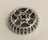 46372 Chrome Silver Technic, Gear 28 Tooth Double Bevel  46372 Custom Chromed by BUBUL