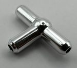   Chrome Silver Pneumatic T Piece New Style (T Bar)   4697b or 4697  Custom Chromed by Bubul