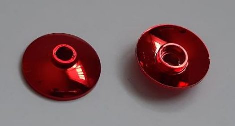 4740_Chrome-RED Dish 2 x 2 Inverted (Radar)  part 4740 or 71874 or 30063 Custom Chromed by BUBUL