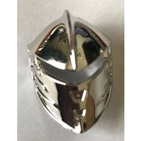   Chrome Silver Large Figure Visor, Jayko  47471 Custom Chromed By BUBUL