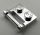 48336 Chrome Silver Plate, Modified 1 x 2 with Handle on Side - Closed Ends   Part: 48336  Custom Chromed by Bubul