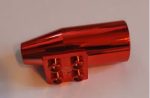   4868b_RED Chrome RED Engine, Smooth Large, 2 x 2 Thin Top Plate   Part: 4868 4868b  Exhaust Custom Chromed by Bubul