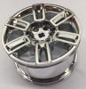 49294 Chrome Silver Wheel 56mm D. x 34mm Technic Racing Medium, 6 Pin Holes, Axle Hole, Open Spokes Custom Chromed by Bubul