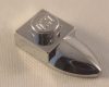 49668 Chrome Silver Plate, Modified 1 x 1 with Tooth  49668 Custom chromed by Bubul