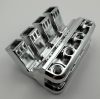 49828 Chrome Silver Technic Engine RC Car Quadruple Pipe  Custom Chromed by BUBUL