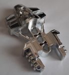   50919 Chrome Silver Bionicle Foot Toa Hordika Custom Chromed by BUBUL