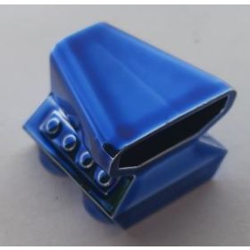   50943 Chrome BLUE Vehicle, Air Scoop Top 2 x 2 Custom chromed by Bubul