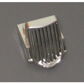   50946 Chrome Silver Vehicle, Grille 1 x 2 x 2 2 3 Sloping  Custom  Chromed by Bubul