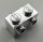 52107 Chrome silver Brick, Modified 1 x 2 with Studs on Sides Custom Chromed by BUBUL