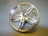 54086_Chrome Silver Wheel Cover 5 Spoke without Center Stud - 35mm D. - for Wheels 54087, 56145 or 44292    54086  Chromed by Bubul