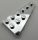 54383 | Chrome Silver Wedge, Plate 6 x 3 Right | Custom Chromed by BUBUL