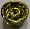 56904 Chrome Gold Wheel 30mm D. x 14mm (for Tire 43.2 x 14) or 98821 Custom Chromed by BUBUL