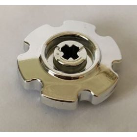   57520 Chrome Silver Technic Tread Sprocket Wheel Small | Custom Chromed by BUBUL