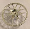 58089 Chrome Silver Wheel Cover 7 Spoke V Shape - 36mm D.  58089 Custom Chromed by BUBUL