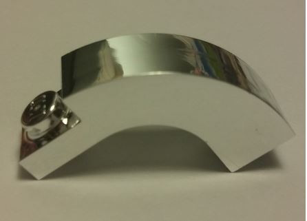 6005 Chrome Silver Brick, Arch 1 x 3 x 2 Curved Top Custom chromed by Bubul