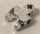 60176 Chrome Silver Technic, Axle Connector 2 x 3 with Ball Socket, Closed Sides, Squared Ends Custom Chromed by BUBUL