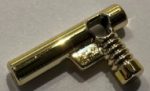   60849 Chrome Gold Minifig, Utensil Hose Nozzle Elaborate  or 58367  Custom Chromed by BUBUL
