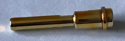 61184 Chrome Gold Technic, Pin 1/2 with 2L Bar Extension (Flick Missile)  or x1855  Custom chromed by Bubul