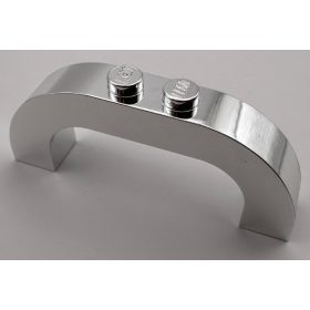   6183 | Chrome Silver Brick, Arch 1 x 6 x 2 Curved Top | Custom Chromed by BUBUL