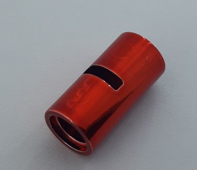 62462_RED Chrome RED Technic, Pin Connector Round 2L with Slot (Pin Joiner Round)  Part: 62462 or 29219 Custom chromed by Bubul