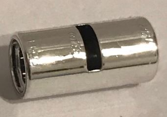 62462_S Chrome Silver Technic, Pin Connector Round 2L with Slot (Pin Joiner Round)  Part: 62462 or 29219 Custom chromed by Bubul