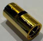   62462 Chrome Gold Technic, Pin Connector Round 2L with Slot (Pin Joiner Round)  Part: 62462 or 29219 Custom chromed by Bubul