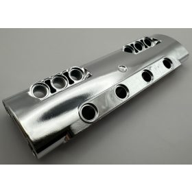   62531_S Chrome Silver Technic, Panel Curved 11 x 3 with 2 Pin Holes through Panel Surface  or similar 11954  Custom Chromed by BUBUL