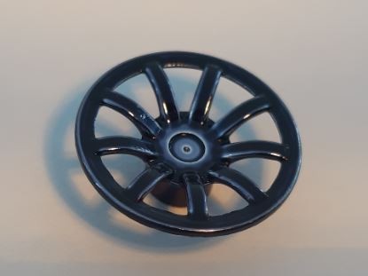 62701 Chrome Titan Wheel Cover 9 Spoke - 24mm D. - for Wheel 55982   part: 62701  Custom chromed by Bubul
