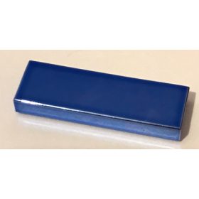 63864 | Chrome BLUE Tile 1 x 3 | Custom Chromed by BUBUL