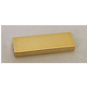 63864 | Chrome Gold Tile 1 x 3 | Custom Chromed by BUBUL