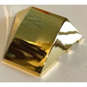   64225 Chrome GOLD Wedge 4 x 3 No Studs Custom Chromed by BUBUL