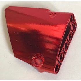   64394 Chrome RED Technic, Panel Fairing #13 Large Short Smooth, Side A Custom Chromed by BUBUL