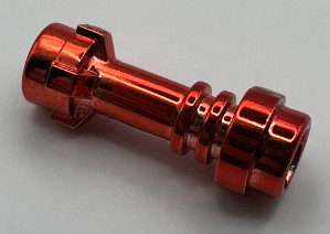 64567 Chrome-Red  Minifig, Weapon Lightsaber Hilt Straight  Custom chromed by Bubul