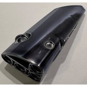   64683 Chrome Titan Black Technic, Panel Fairing # 3 Small Smooth Long, Side A Custom Chromed by Bubul