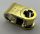 6536 | Chrome Gold Technic, Axle and Pin Connector Perpendicular | Custom Chromed by BUBUL