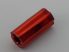 6538c_RED Chrome RED Technic, Axle Connector 2L (Smooth with x Hole + Orientation) part: 6538c or 59443 Custom Chromed by BUBUL