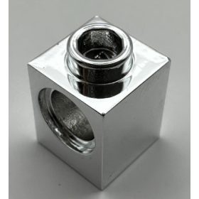   6541 | Chrome Silver Technic, Brick 1 x 1 with Hole | Custom Chromed by Bubul