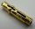 6558 Chrome Gold Technic, Pin 3L with Friction Ridges Lengthwise  Custom Chromed by Bubul