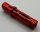 6558 Chrome Red Technic, Pin 3L with Friction Ridges Lengthwise  Custom Chromed by Bubul