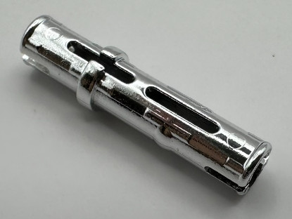6558 Chrome Silver Technic, Pin 3L with Friction Ridges Lengthwise  6558 Custom Chromed by Bubul